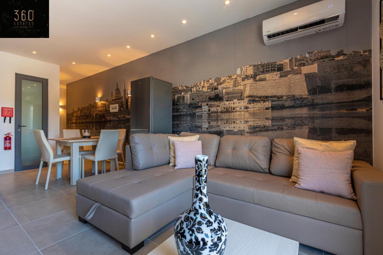 High-End Central Apt With Comfy Bed & Super Wifi By 360 Estates San Gwann Exterior photo